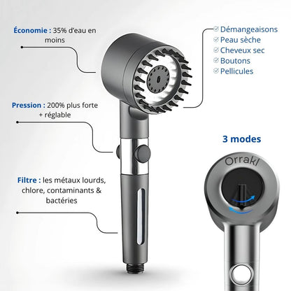 Pommeau de douche filtrant Orrakl™